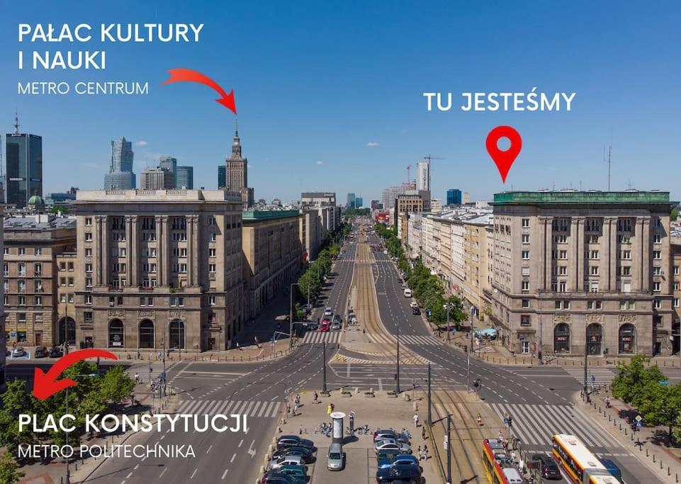 Lux Apartament W Centrum, Plac Konstytucji, Klimatyzacja, Widokowy Apartment Varşovia Exterior foto